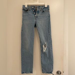 Levi’s Wedgie Straight Jeans - Size 25